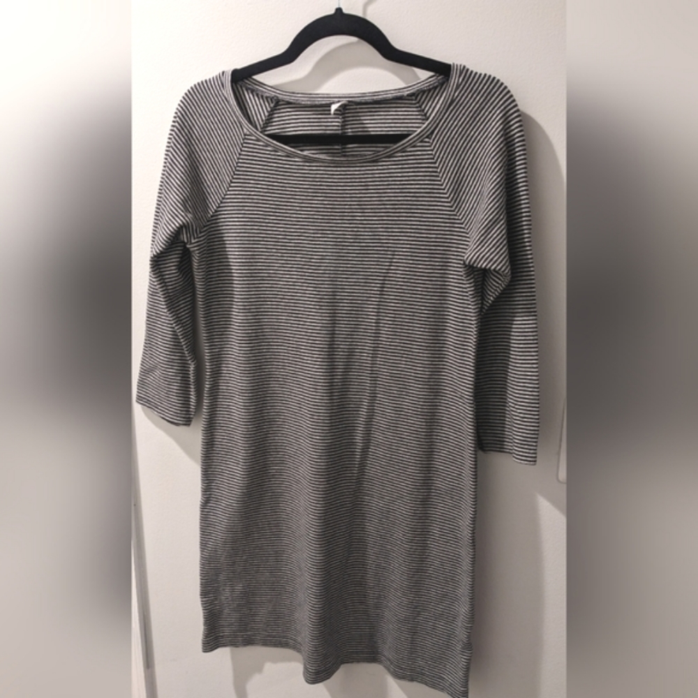 Casual striped mini dress, small